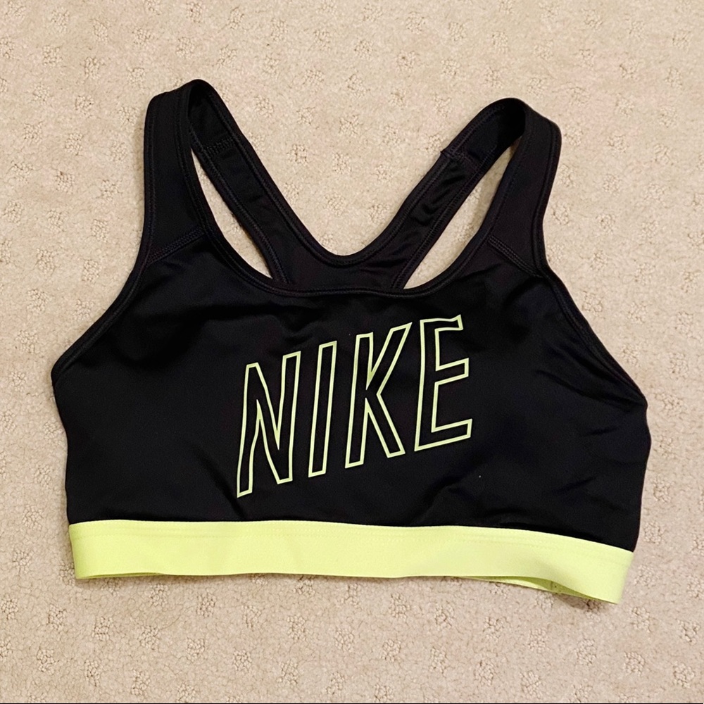 Nike Neon Sports Bra (Size M)